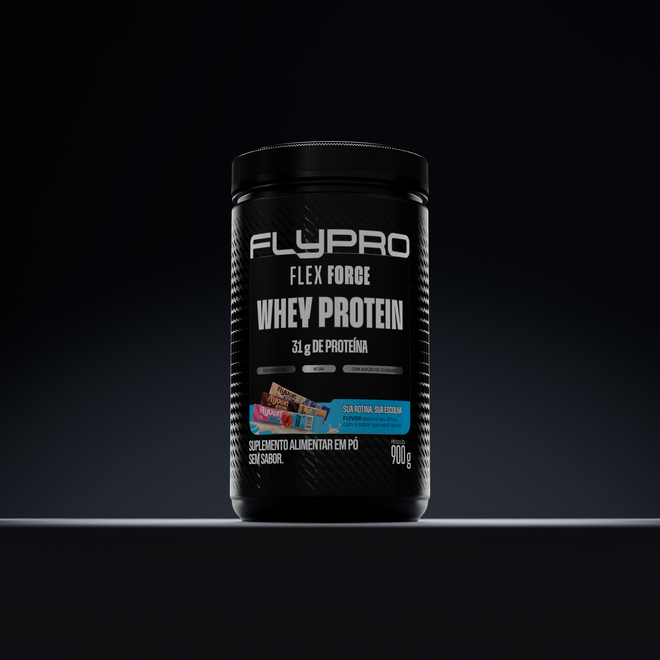 Whey Protein Flex Force Flypro Pote 900g