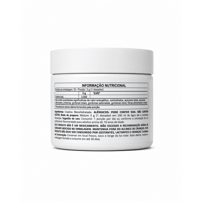 Creatina Monohidratada Flynow Pote 100 g