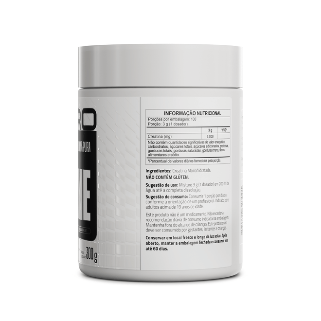 Creatina Monohidratada Flypro Pote 300 g
