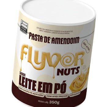 Pasta de Amendoim FlyvorNut Sabor Leite em pó 350g