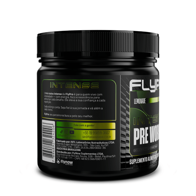 Pré-Treino FlyPro Intense Sabor Lemonade 300g