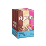Caixa de Flyvor Sabor Mista (Chocolate Belga, Vanilla e Iogurte de Morango) Embalagem com 21 Sticks (Doses Individuais)