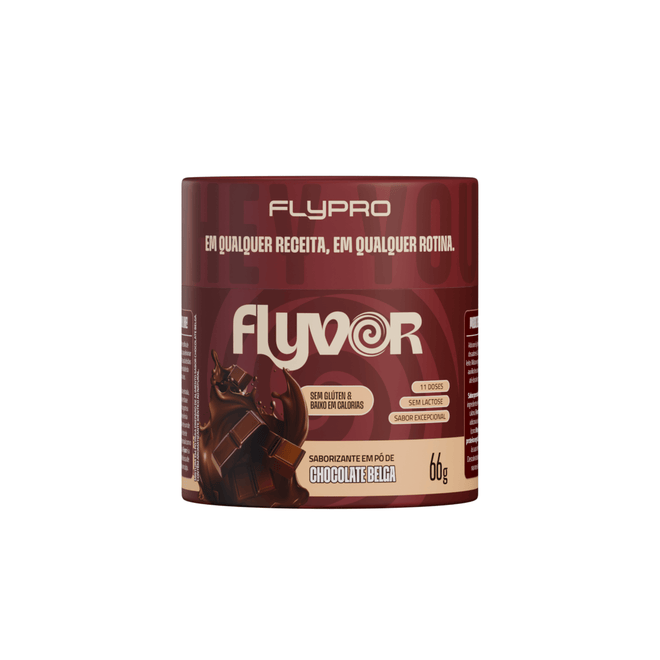 Saborizante Flyvor Chocolate Belga Pote 66g